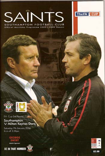 Southampton FC v MK Dons (Milton Keynes Dons)